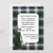 ゴードン ドレス プライドのウェディング ゴルフ パーティー 招待状 (正面)