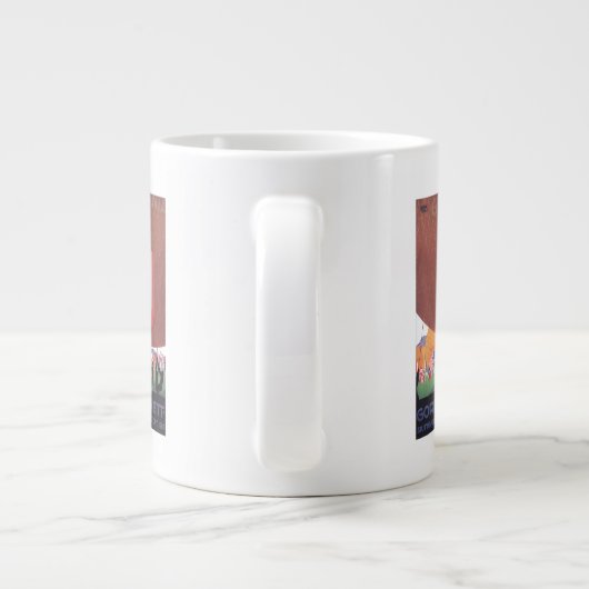 ゴードン·ベネット熱気球レース ジャンボコーヒーマグカップ (裏面)