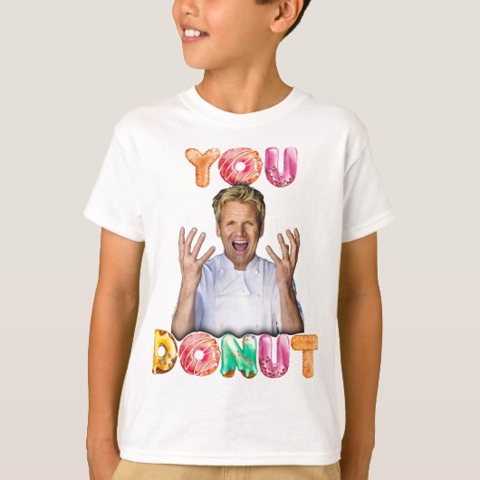 ゴードン・ラムゼーYou Doutキッズシャツ Tシャツ (正面)