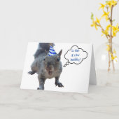 ゴーナッツパーティーリス誕生日カード カード (黄色い花)