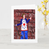 ゴーハップゴーリーマリーのクリエイティブデザイン カード (黄色い花)