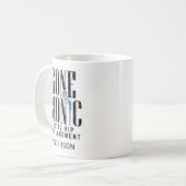 ゴーバイオニックお尻交換お祝い コーヒーマグカップ (正面左)