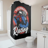 ゴーパーソナライズされたカートエクストリームレーシングカーティンレース シャワーカーテン (インサイチュ)