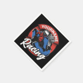 ゴーパーソナライズされたカートエクストリームレーシングカーティンレース スタンダードカクテルナプキン (角)