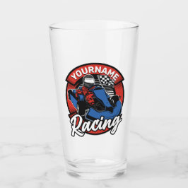 ゴーパーソナライズされたカートエクストリームレーシングカーティンレース タンブラーグラス