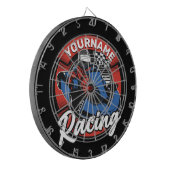 ゴーパーソナライズされたカートエクストリームレーシングカーティンレース ダーツボード (正面左)