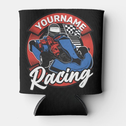ゴーパーソナライズされたカートエクストリームレーシングカーティンレース 缶クーラー (正面)
