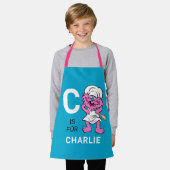 ゴーパーソナライズされたガー エプロン (着用した状態)