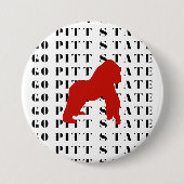 ゴーピット州ゴリラボタン 缶バッジ (正面)