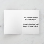 ゴーファー兵器工場ミサイルサイロの誕生日カード カード (内部)