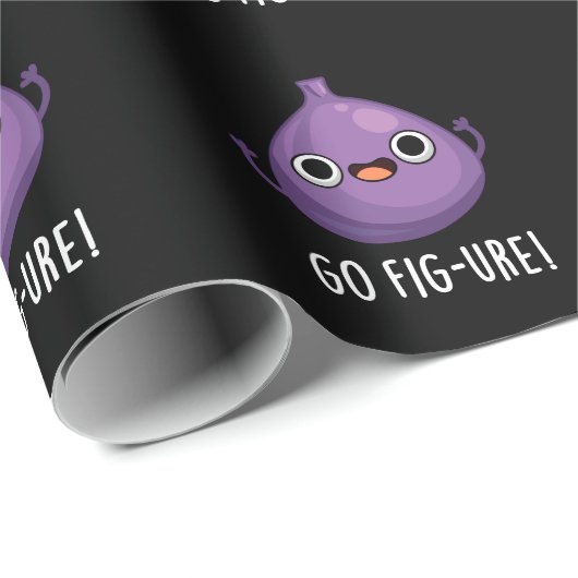 ゴーフィグレおもしろいフィグフルーツプンダークBG ラッピングペーパー (ロールコーナー)