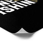 ゴーフィッシュおもしろいインラルゲマスB魚釣りギフトFi ポスター (角)