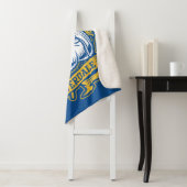 ゴーブルドッグズリバーデールマスコットバナー シェルパブランケット (インサイチュ)