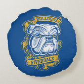 ゴーブルドッグズリバーデールマスコットバナー ラウンドクッション (裏面)