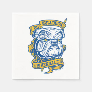 ゴーブルドッグ – Riverdale Mascot Banner スタンダードカクテルナプキン
