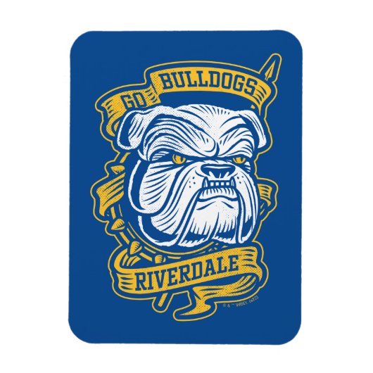 ゴーブルドッグ – Riverdale Mascot Banner マグネット (縦)