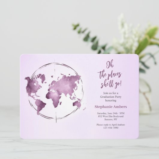 ゴープレースズ卒業パーティー招待状 招待状 (スタンド正面)