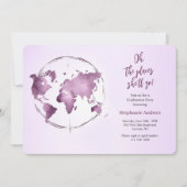 ゴープレースズ卒業パーティー招待状 招待状 (正面)