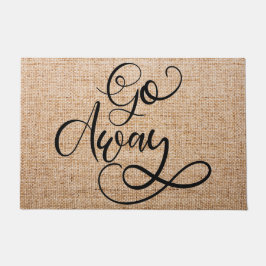 ゴーホームデコ遠くにーポーチドオーマット ドアマット