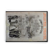 ゴーマンCによる「HMS Pinafore」のポスター マグネット (横)