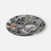 ゴーメリーラウンド回転木馬 ペーパープレート (アングル)