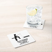 ゴーモダン魚釣り座退職したり漁師 スクエアペーパーコースター (インサイチュ)