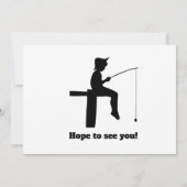 ゴーモダン魚釣り座退職したり漁師 招待状 (裏面)