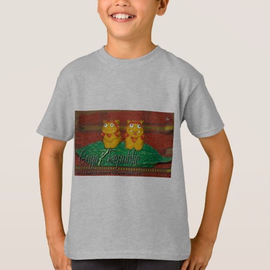 ゴーヤ共和国写真ロゴ Tシャツ (正面)