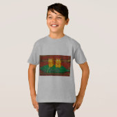 ゴーヤ共和国写真ロゴ Tシャツ (正面フル)