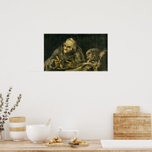 ゴーヤ – 食事で2人の老人1821 ポスター (キッチン)