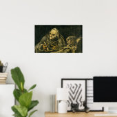 ゴーヤ – 食事で2人の老人1821 ポスター (ホームオフィス)