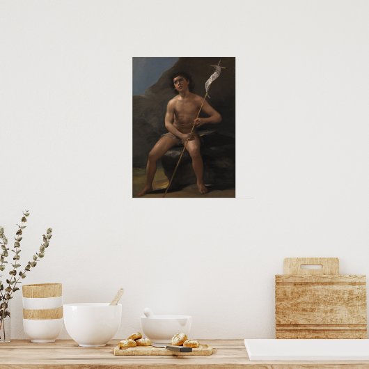 ゴーヤ – 1810年の砂漠で聖ヨハネのバプテストの外 ポスター (キッチン)