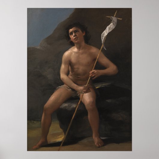 ゴーヤ – 1810年の砂漠で聖ヨハネのバプテストの外 ポスター (正面)