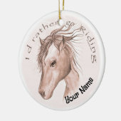 ゴーライディングホースオーナメント セラミックオーナメント (左)