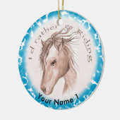 ゴーライディングホースセラミックオーナメント セラミックオーナメント (左)
