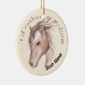 ゴーライディングホースセラミックオーナメント セラミックオーナメント (右)