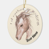ゴーライディングホースセラミックオーナメント セラミックオーナメント (左)
