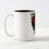 ゴーリシリーグラマラス、ハロウィンエレガンスデザイン ツートーンマグカップ (左)