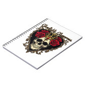 ゴーリシリーグラマラス、ハロウィンエレガンスデザイン ノートブック (左側)