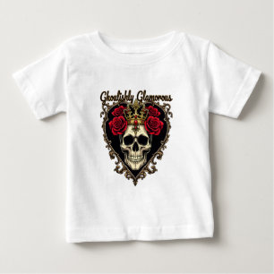 ゴーリシリーグラマラス、ハロウィンエレガンスデザイン ベビーTシャツ