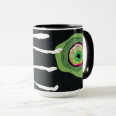 ゴーリッシュおもしろい怖いゾンビスクラッチ マグカップ (正面右)