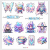 ゴーリッシュの一連ユニークの名前をカスタムする シール (シート)