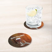 ゴーリッシュハロウィーンカクテルパーティー紙コースター ラウンドペーパーコースター (インサイチュ)