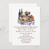 ゴーリッシュハロウィーンディナーパーティー 招待状 (正面/裏面)