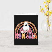 ゴーリッシュパーティー愛好家不気味なゾンビ幽霊ブーブフロー カード (黄色い花)