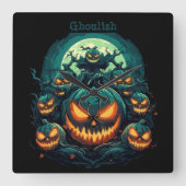 ゴーリッシュ・グレア スクエア壁時計 (正面)