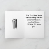 ゴーリッシュ・ゾンビ攻撃 カード (内部)