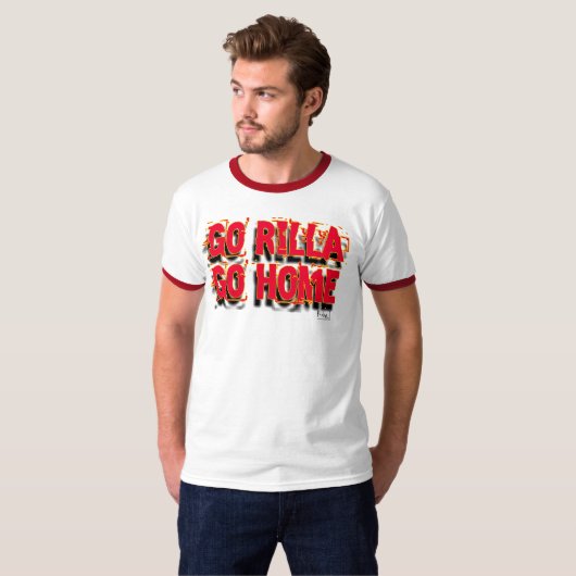 ゴーリラゴーホームTシャツ Tシャツ (正面フル)