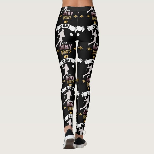 ゴーリースマイゴールは君のラクロスを否定する レギンス (裏面)