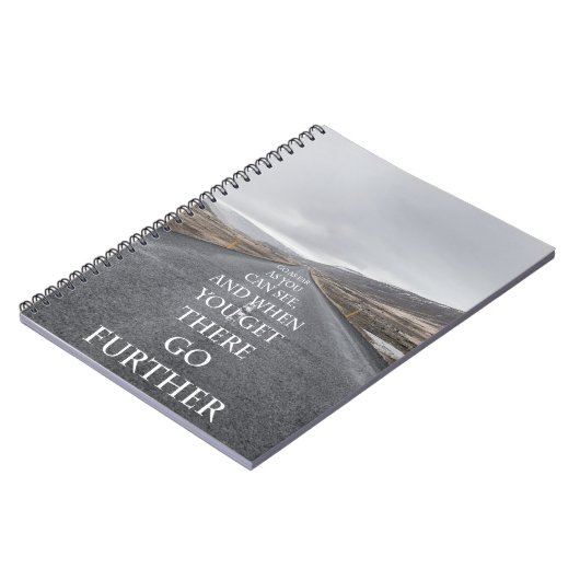 ゴールおよび夢のやる気を起こさせるな引用文 ノートブック (左側)